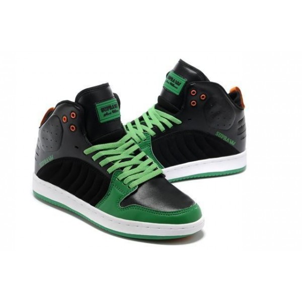 Men Supra S1W Black Green Skatershoes