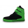 Women Black Green Supra TK Society Shoes