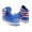Men Supra Shoes USA Flag Blue Supra Skytop High Top Shoes