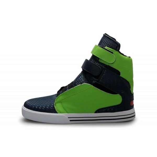 Men Supra Shoes Deep Blue Green Supra TK Society High Top Shoes Sale Outlet