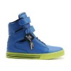 Women Blue Lime Green Justin Bieber Supra TK Society Shoes