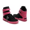 Men Supra Shoes Black Pink Justin Bieber Supra TK Society Shoes