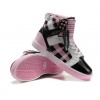 Women Pink Black Supra Muska Skytop Shoes