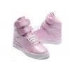 Women Pink White Supra TK Society High Top Shoes