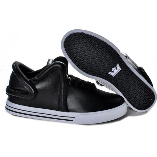 Men Supra Shoes Black White Supra Falcon Shoes