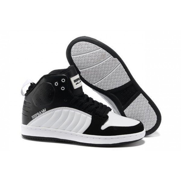Men Supra Shoes White Black Supra S1W Shoes