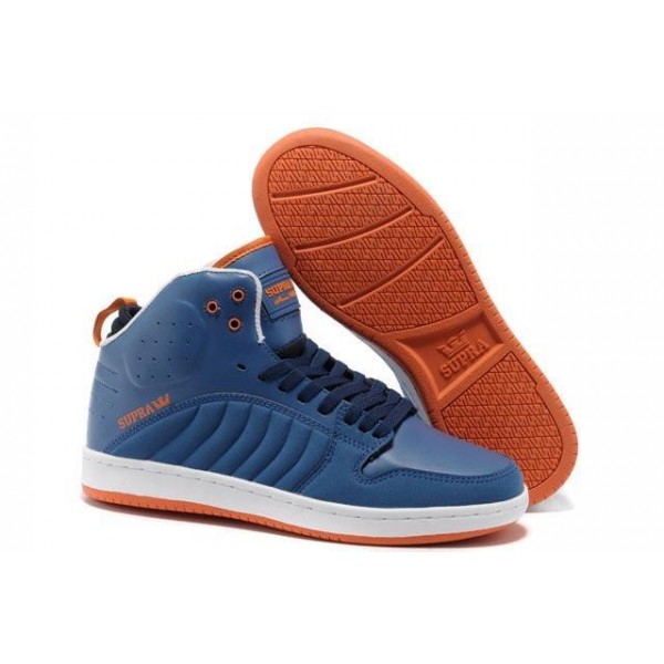 Men Supra Shoes Supra S1W Blue Orange Shoes