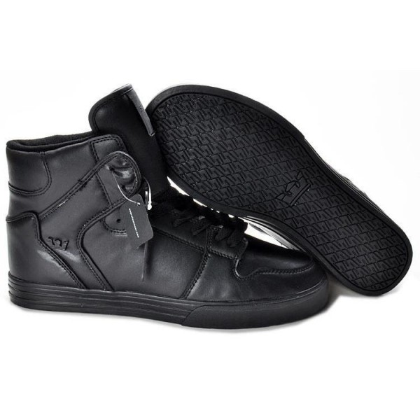 Men Supra Shoes All Black Supra shoes Vaiders