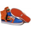 Men Supra Shoes Blue Orange White Supra Skytop 2 Shoes
