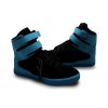 Men Supra Shoes Supra TK Society Black Blue Suede Shoes