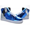 Men Blue White Supra Skytop Shoes