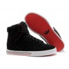 Men Black Red White Supra Skytop Shoes