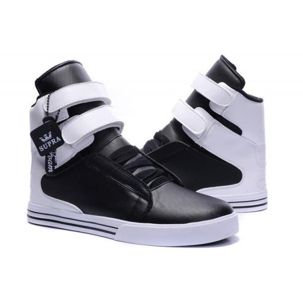 Men Supra Shoes Black White Supra TK Society High Top Shoes