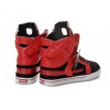 Men Supra Shoes Supra Muska Skytop Black Red 2 High Top Shoes