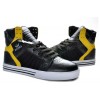 Men Supra Shoes Black Yellow White Supra Skytop Shoes
