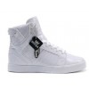 Women All White Supra Skytop Shoes