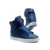 Men Supra Skytop Shoes In Blue White