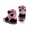 Women Pink Black Supra Skytop Shoes