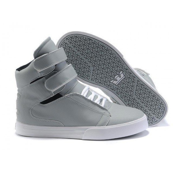 Women Grey White Supra TK Society Shoes Collection