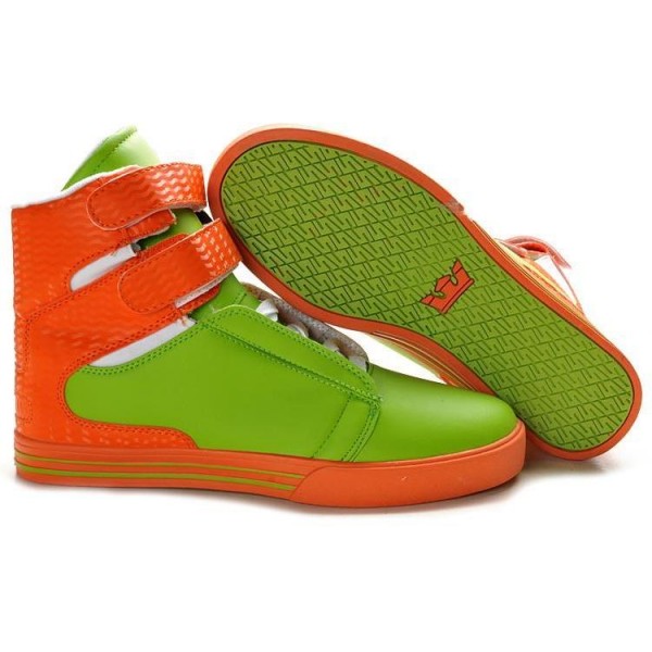 Men Supra Shoes Supra TK Society Shoes Red Green