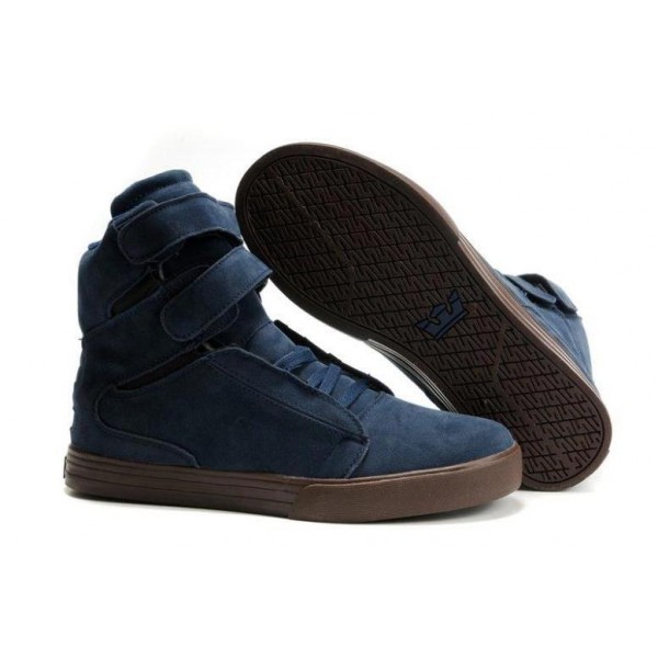 Men Supra Shoes Supra TK Society Shoes Blue Brown