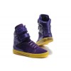 Men Supra TK Society Purple Yellow Suede Shoes