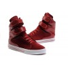Men Supra TK Society Red Suede Shoes