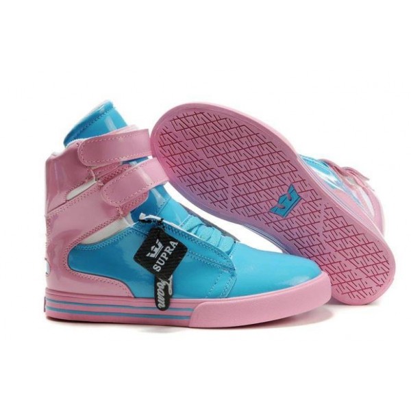 Women Supra TK Society Shoes Blue Pink