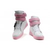 Women Pink White Supra TK Society Shoes
