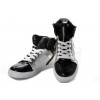 Men Supra Shoes Supra Muska Skytop Black White Silver Shoes