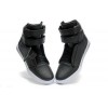 Women Black Leather White Supra TK Society Shoes