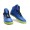 Men Supra Shoes Blue Lime Green Supra Cuttler High Top Shoes