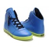 Men Supra Shoes Blue Lime Green Supra Cuttler High Top Shoes