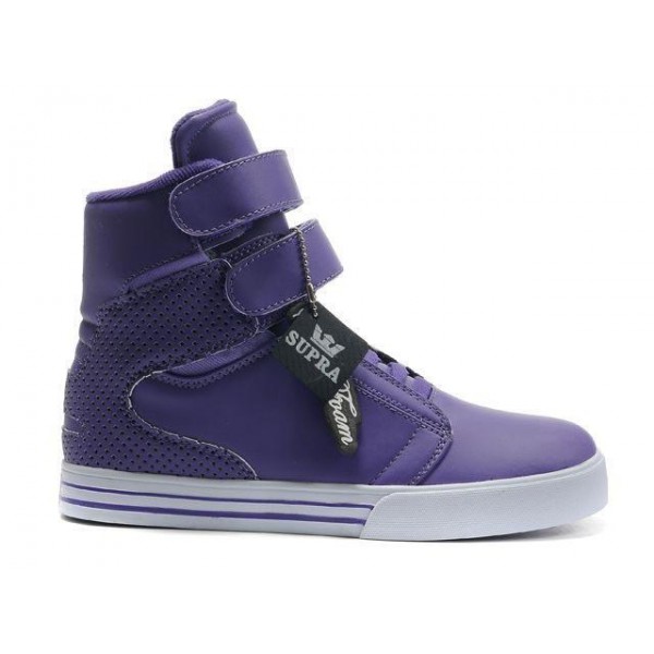 Men Purple White Supra TK Society Shoes