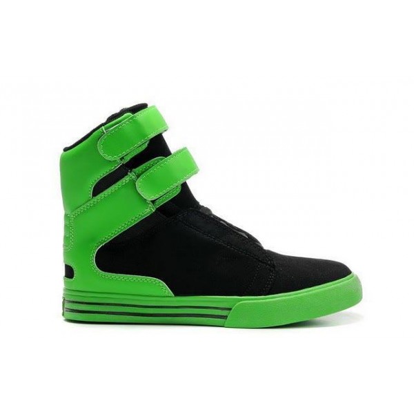 Men Supra Shoes Black Green Supra TK Society Shoes