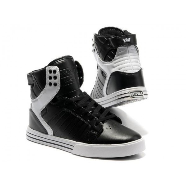Men Supra Shoes Supra Muska Skytop Shoes Black White