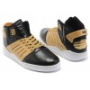 Men Supra Shoes Supra Muska Skytop Black Gold 3 Shoes