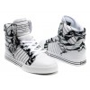 Men Supra Shoes Supra Muska Skytop Black White Zebra Shoes