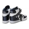 Men Supra Shoes White Navy Supra Vaider High Top Shoes On Sale Store